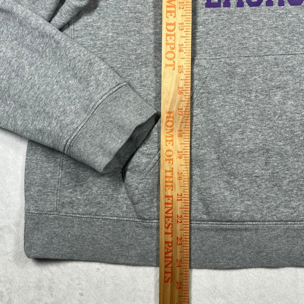 Nike TCU Lacrosse Hoodie Women XL Gray Fleece Pullover CJ1789-063 Sporty Logo - Picture 6 of 11